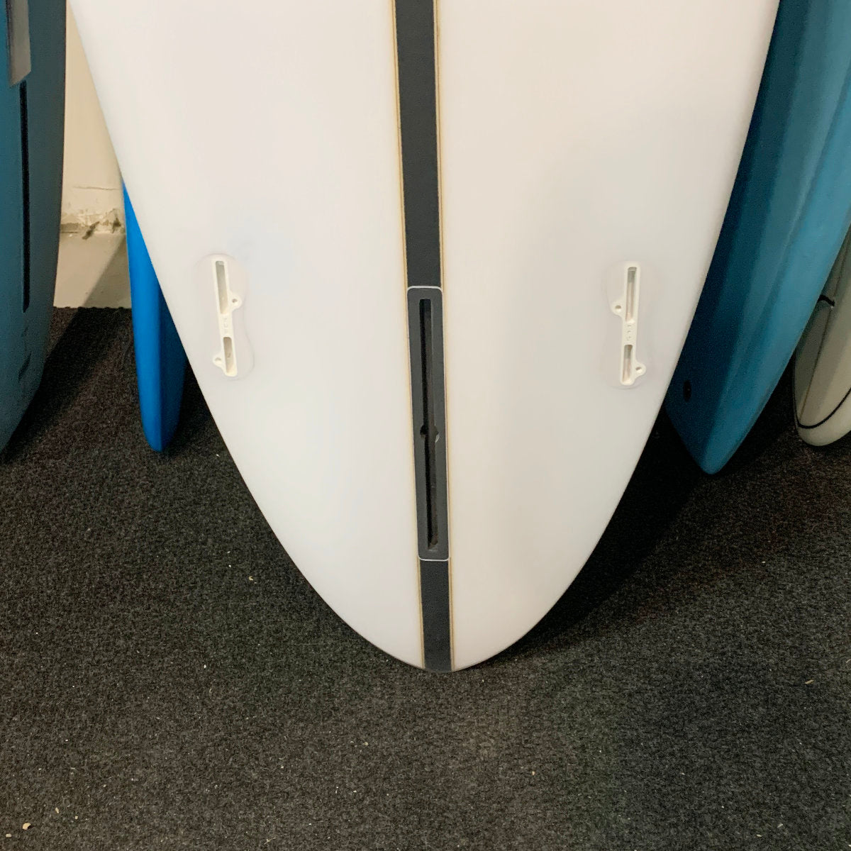 Haydenshapes Mid Length Glider 8'1 Surfboard - Premium PU Construction with FCS2 Fin System - Perfect for Small to Medium Waves and Cruising