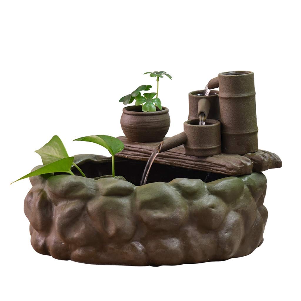Creative Ceramic Fish Bowl Aquarium - Unique Personality Fish Tank for Home, Small Living Room, Desktop Humidifier & Decoration | Perfect for Office Decor, Zen Spaces, and Gift Ideas