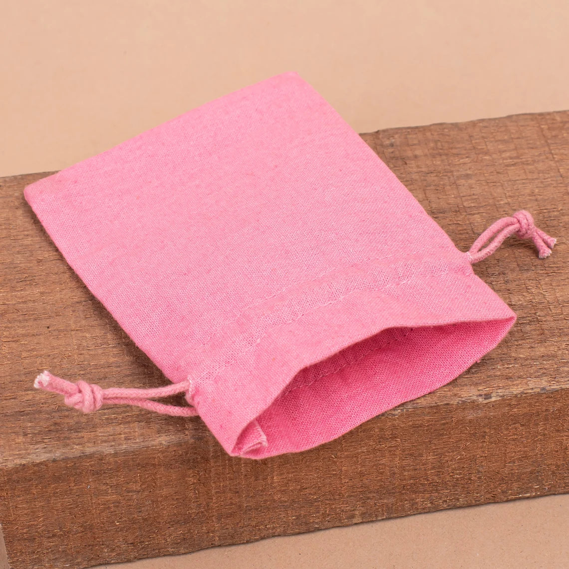 100 Elegant Pastel Pink Plain Pouches - Reusable & Durable Gift Bags for Weddings, Baby Showers & Party Favors