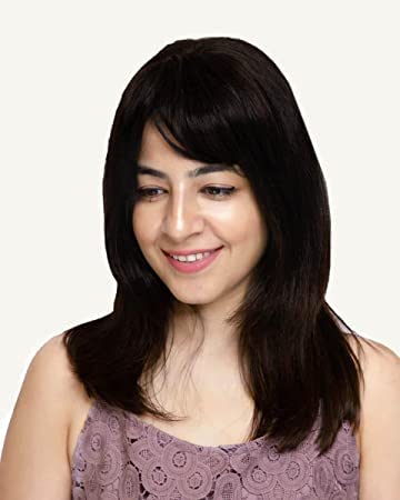 PHKMALL Light Brown Synthetic Hair Wig for Women - Natural Look, Comfortable & Heat Resistant - Perfect for Daily Wear, Cosplay, and Special Occasions