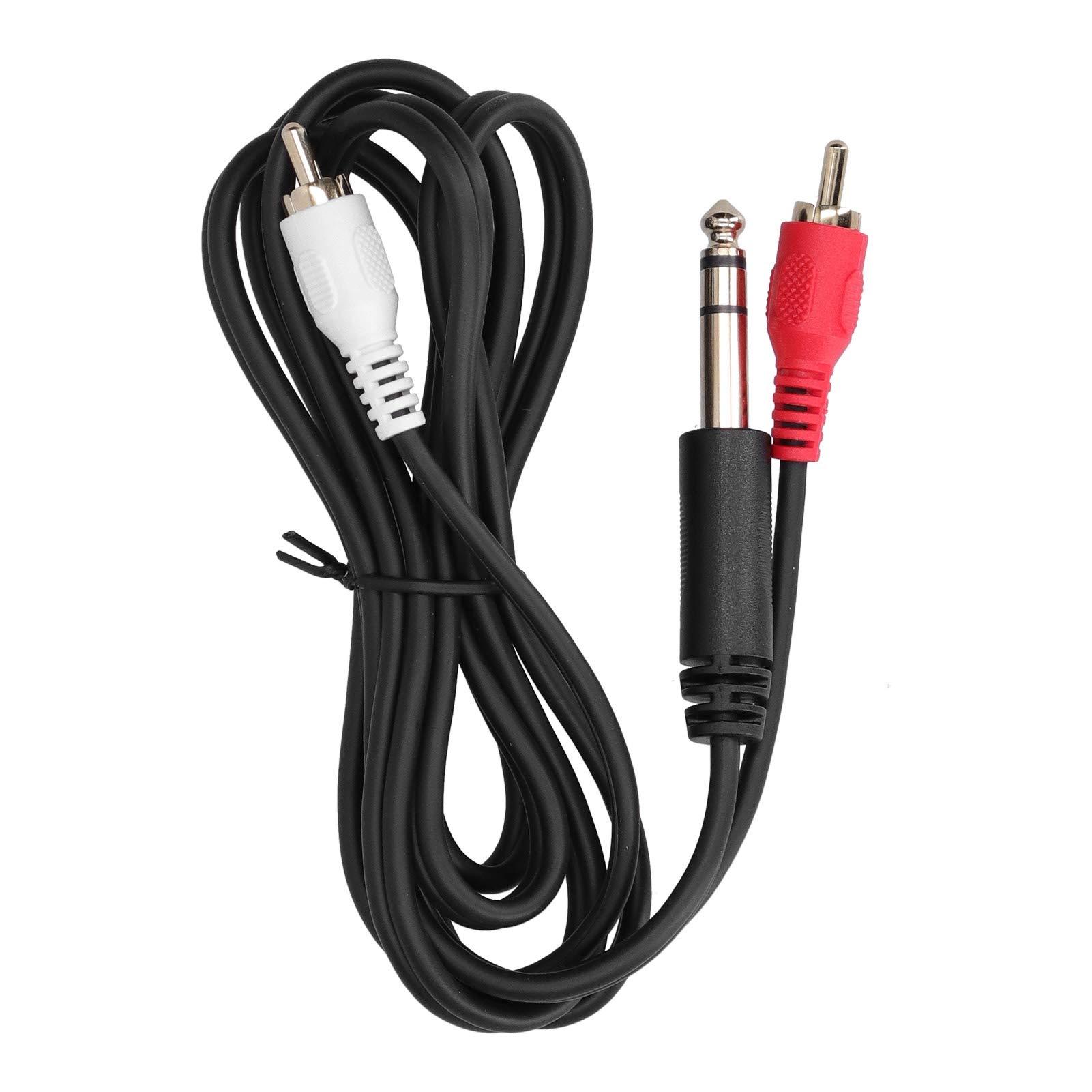 Luroze Male to Dual RCA Male Audio Cable - High-Quality Stable Connection for DVD, Mixer, Blu-ray Player & Power Amplifier - Perfect for Home Theater & Professional Audio Setups
