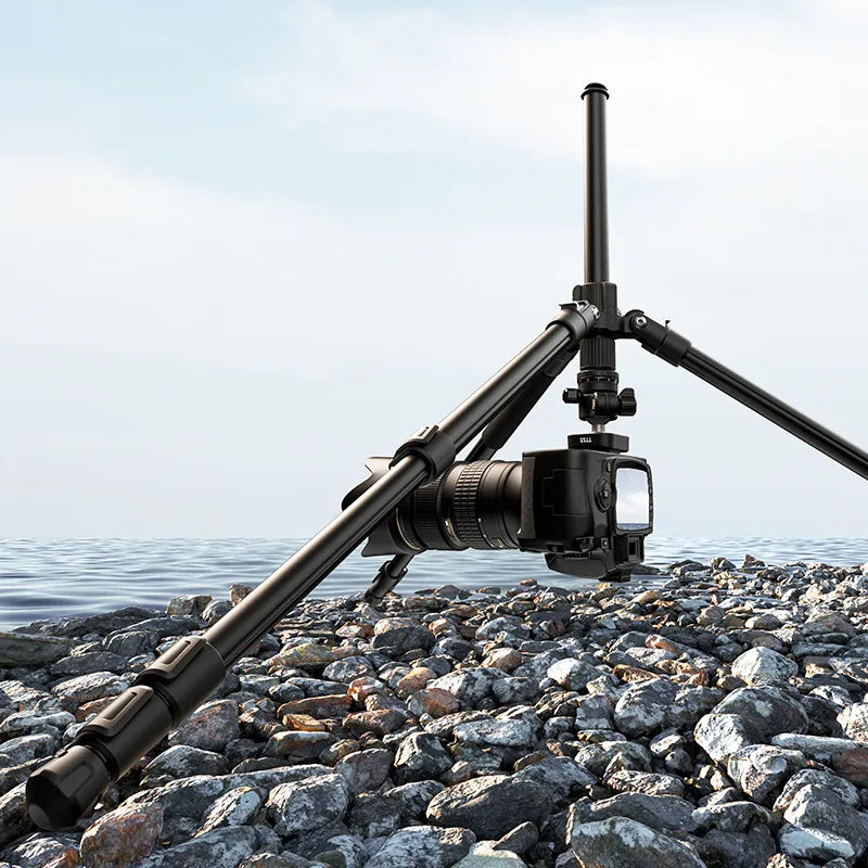 Ulanzi TT53 Compact Travel Tripod with Uka Ball Head - Lightweight Aluminum Alloy for DSLR Cameras - Perfect for Travel, Hiking & Outdoor Photography