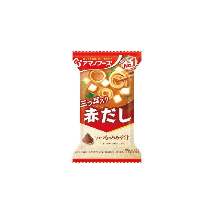 Amano Foods Freeze Dried Japanese Miso Soup Variety Pack - 10 Servings | Authentic Instant Miso Soup for Quick Meals, Camping & Office Lunch