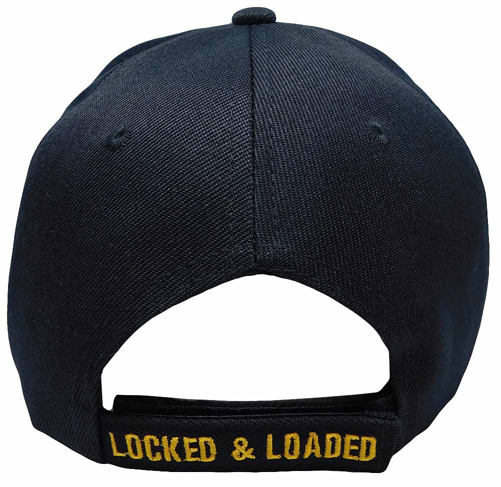 Trade Winds Locked & Loaded Deer Target Camo Baseball Cap - Adjustable 100% Acrylic Embroidered Hat with Black Bill - Perfect for Hunting, Outdoor Adventures & Casual Wear