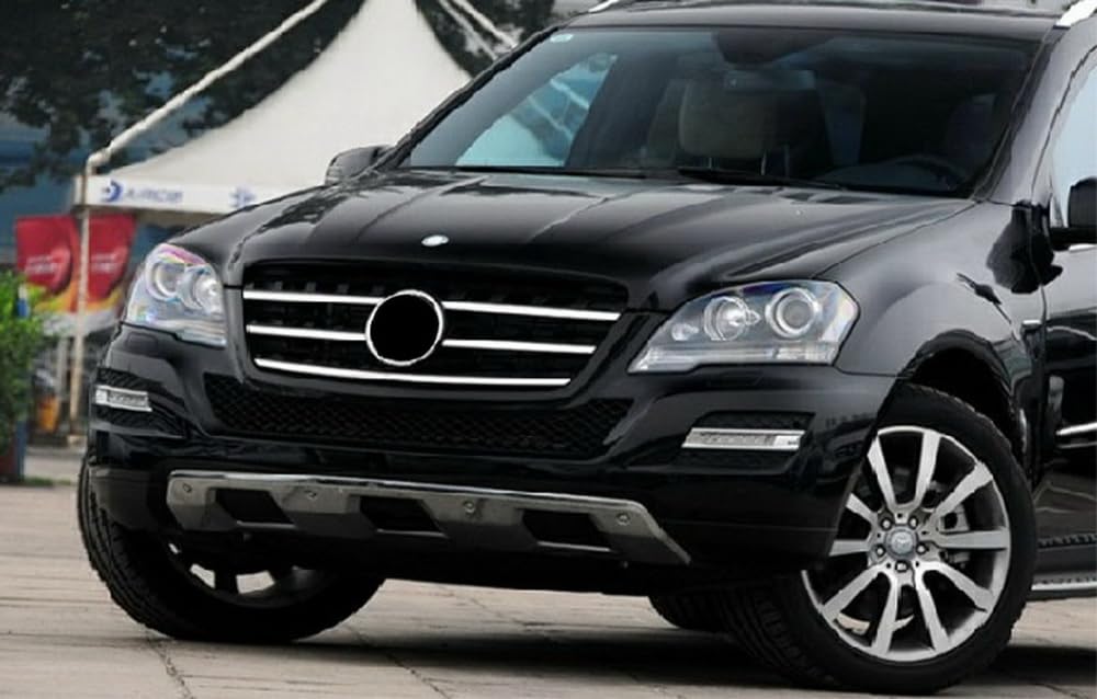iJDMTOY Xenon White LED Daytime Running Lights for 2009-2011 Mercedes W164 ML-Class (ML350 ML450 ML550 ML63 AMG) - 6 High Power LEDs, OEM Fit DRL Assembly - Perfect for Enhanced Visibility & Safety in Daytime Driving