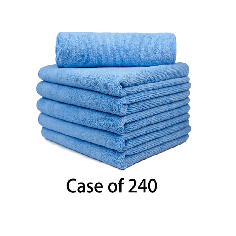 Premium Microfiber Towel Set - 16x16 Inch, 380GSM, Ultra Absorbent & Quick Dry - Bulk Pack of 240 for Car Detailing, Gym, Spa & Household Cleaning (Wholesale)