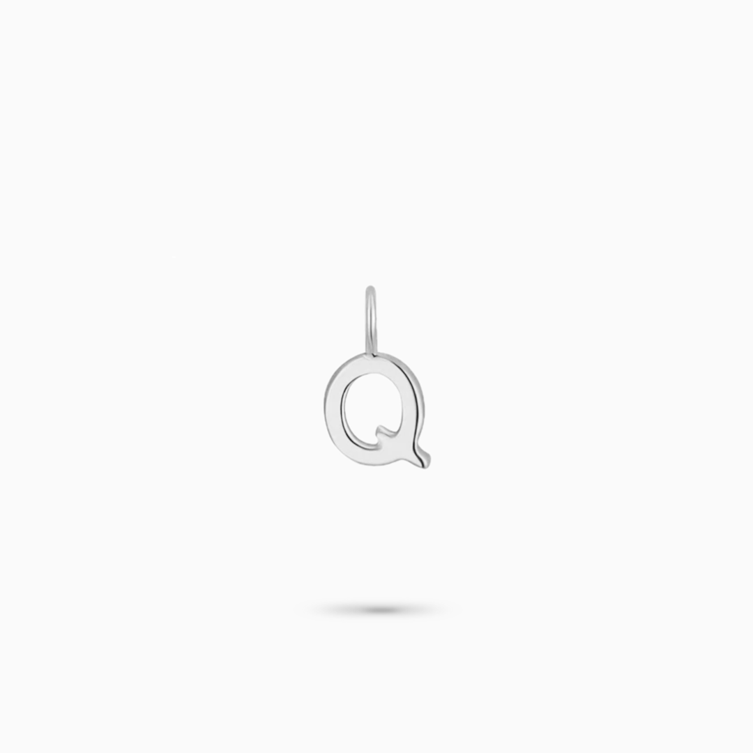 Mini Alphabet Collection - 925 Sterling Silver Mini Charm Pendant for Necklace, Bracelet & Jewelry Making - Perfect for DIY Gifts, Birthdays & Personalized Jewelry
