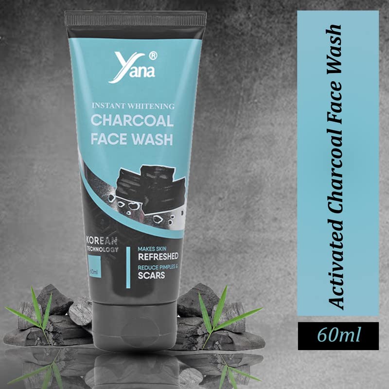 Best Acne-Fighting Charcoal Face Wash for Women - Deep Cleansing & Oil Control for Clear Skin - Perfect for Daily Skincare Routine & Sensitive Skin Care