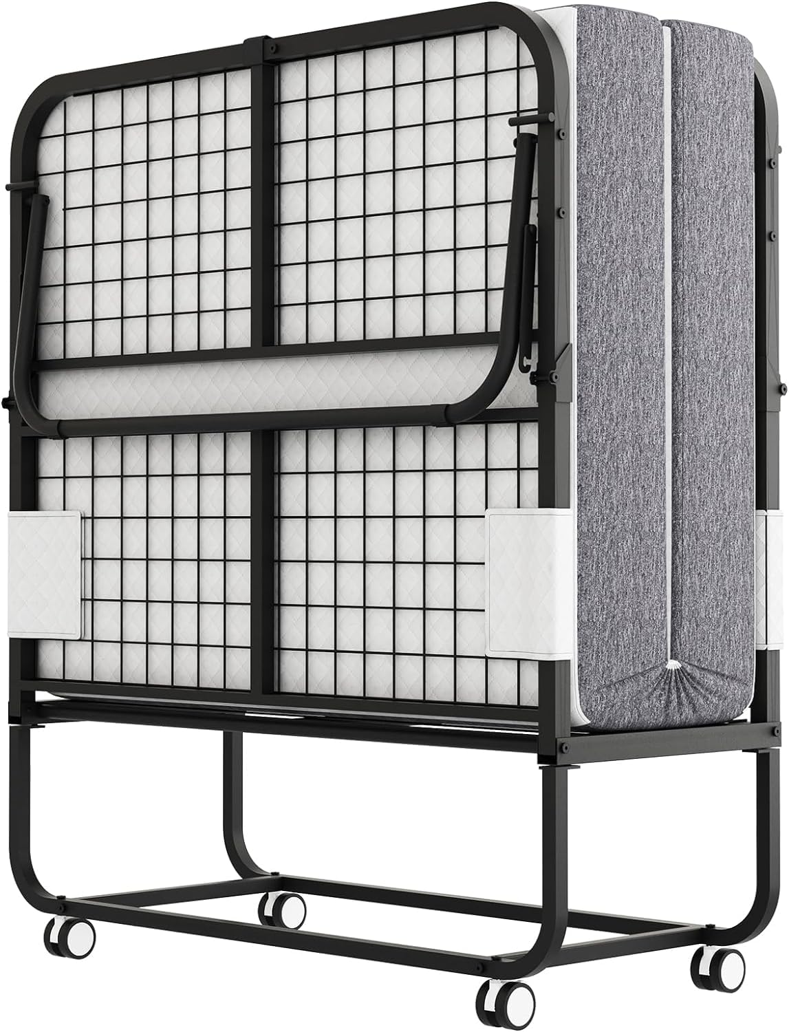 Foldable Guest Bed with Mattress - 75