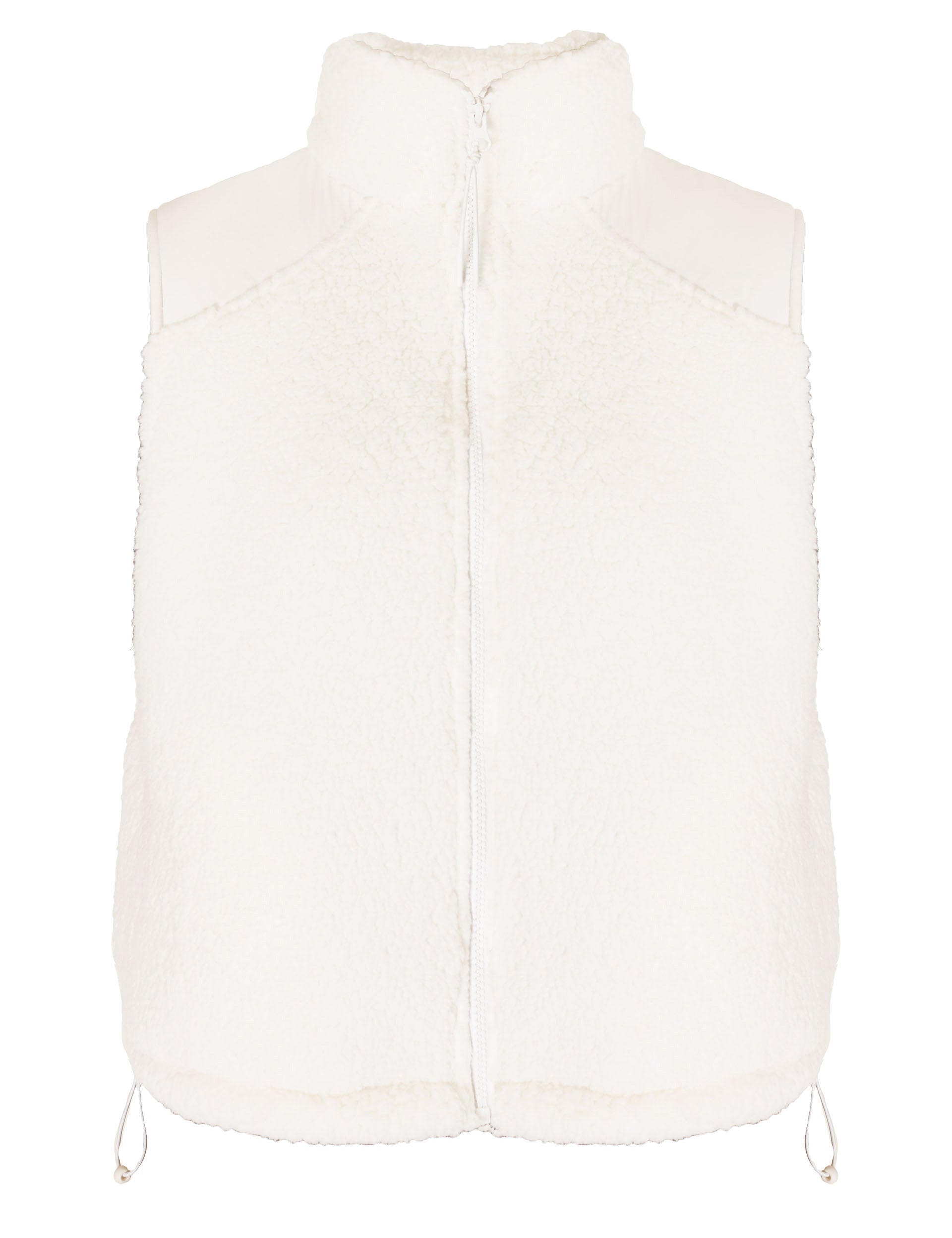 Canyon Fleece Vest for Women - Lightweight & Warm Lily White Puffer Vest - Perfect for Hiking, Camping & Outdoor Activities