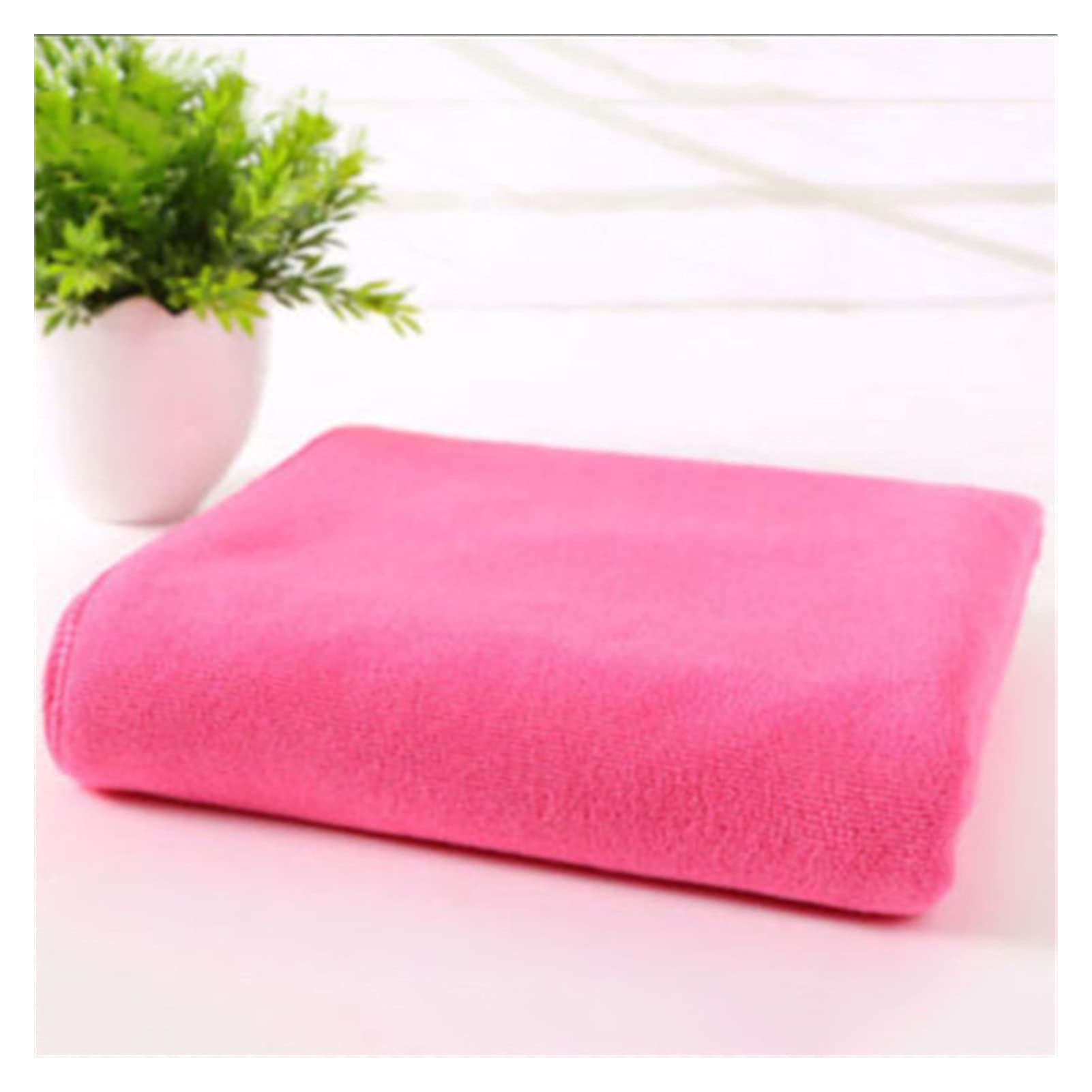 **Flyafish 10-Pack Microfiber Beach Towels 70x140cm - Super Absorbent, Quick-Dry, Soft Bath & Swim Towels for Pool, Gym, Travel - Rose Red**