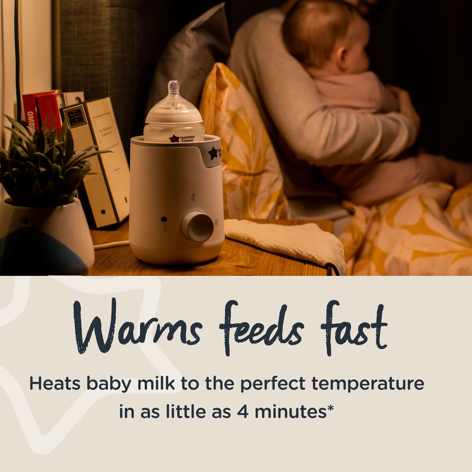 Tommee Tippee Electric Steam Sterilizer and Dryer for Baby Bottles | Bottle Warmer for Breast Milk & Formula | Safe Sterilization & Quick Warming for Nurseries, Daycares & Travel