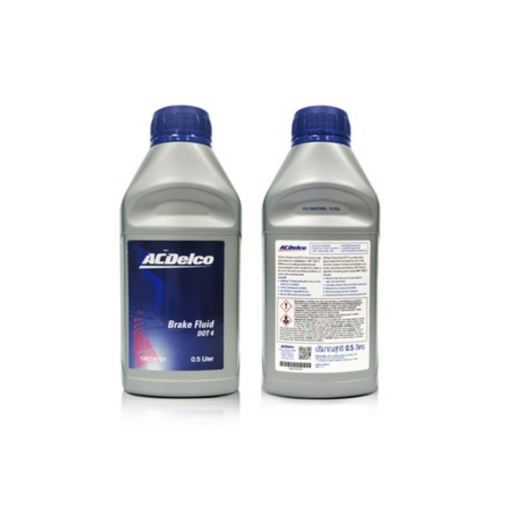 ACDelco DOT 4 Brake Fluid 500ml - Premium Synthetic Brake Fluid for Cars, Trucks & Motorcycles - Ideal for High-Performance Braking & Extreme Temperature Conditions