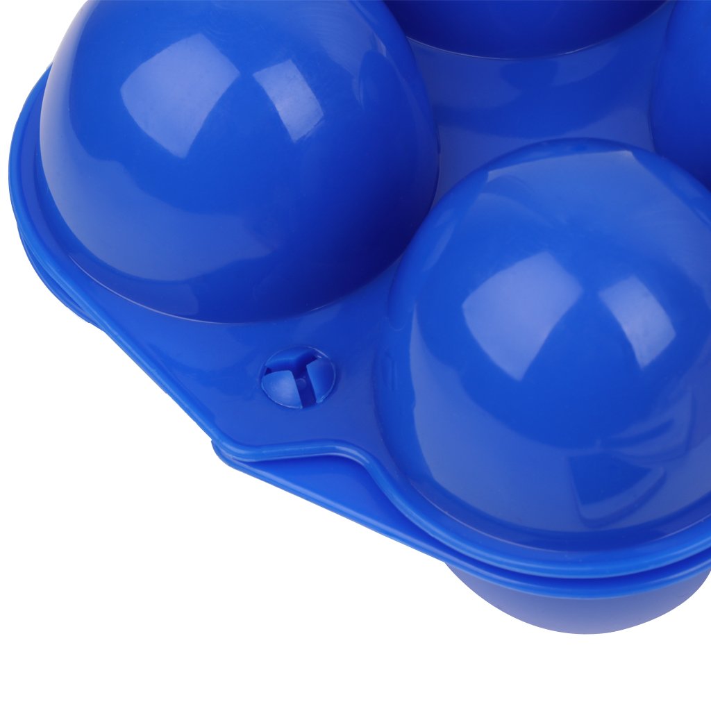 Portable Egg Holder for Camping - 12 Slot Egg Storage Container with Lid, Durable Outdoor Egg Carrier Case for Picnics, Hiking & Travel - Perfect for Fresh Egg Transport