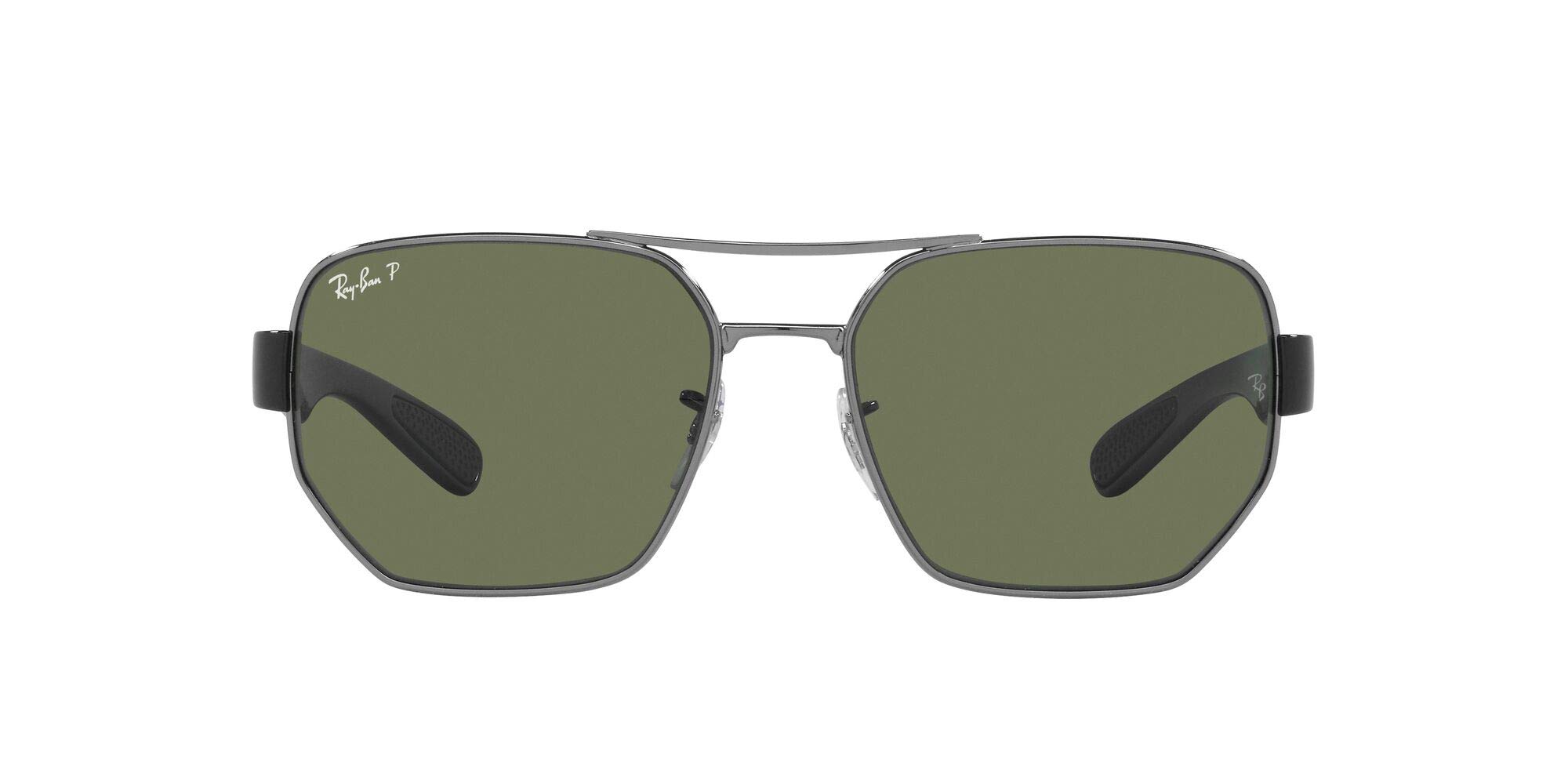 Ray-Ban RB3672 Rectangular Sunglasses for Men & Women - UV Protection, Polarized Lenses, Classic Aviator Style - Perfect for Driving, Beach, Outdoor Activities