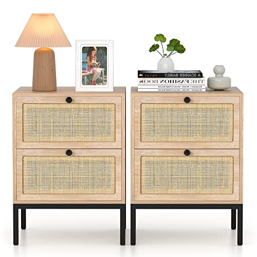 Natural With Two Drawers
