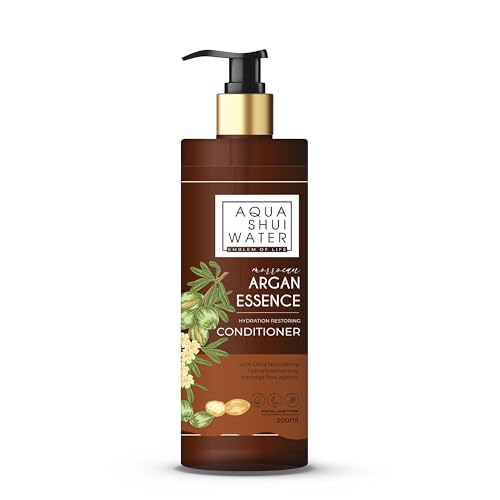 AQUA SHUI WATER Argan Essence Conditioner - 200ml | Nourishing Hair Growth Treatment for Women & Men | Deep Hydration & Repair for Dry, Damaged Hair | Perfect for Daily Use & Salon-Quality Results at Home