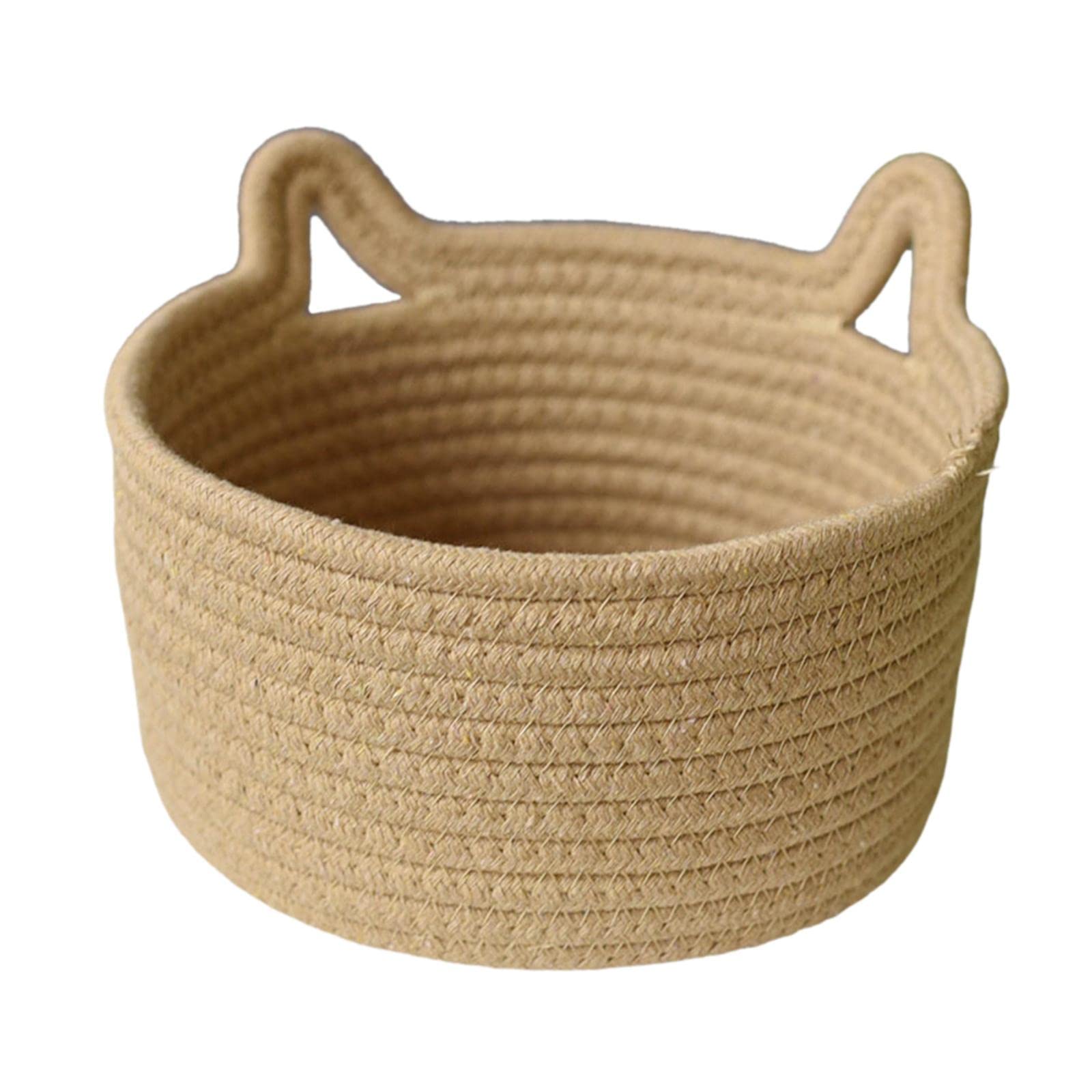Gemvan Multipurpose Storage Basket - Organize Clothes, Towels, Books & Plants | Durable Rope Washing Sack for Home, Laundry & Closet Organization | Perfect for Bedroom, Bathroom & Nursery Decor