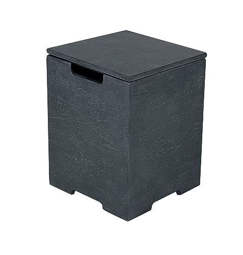 Square Cover Travertine- Dark Grey