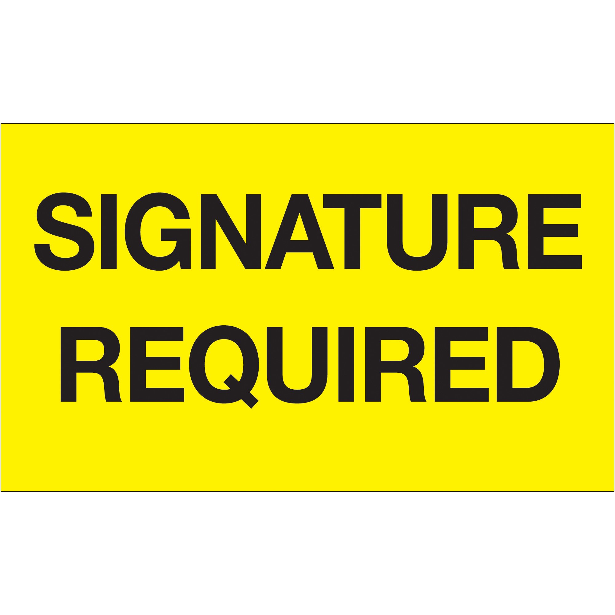 Signature Required