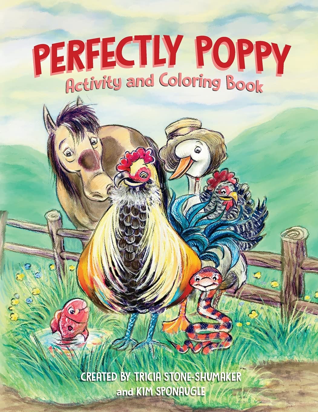 Perfectly Poppy Activity and Coloring Book for Kids - Fun & Creative Art Projects for Home, School & Travel