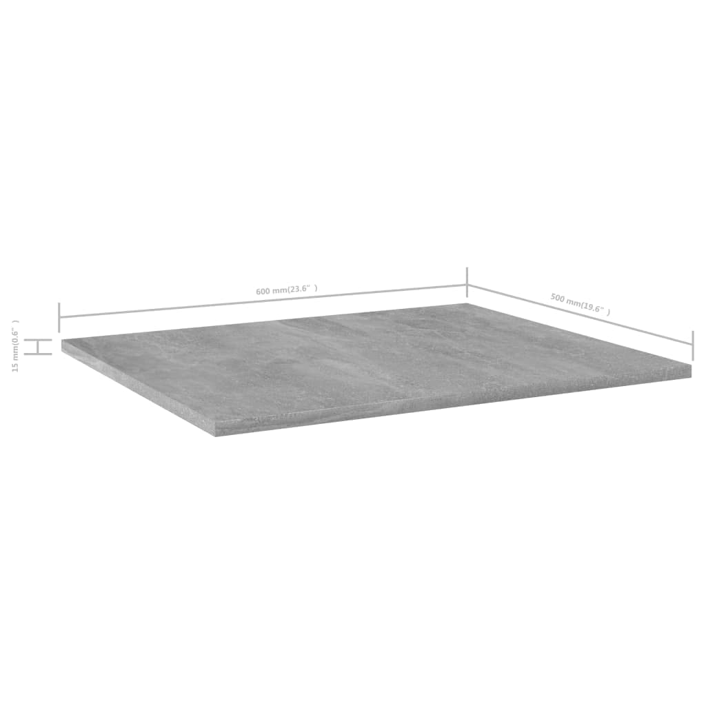 4-Pack Bookshelf Replacement Boards - 23.6