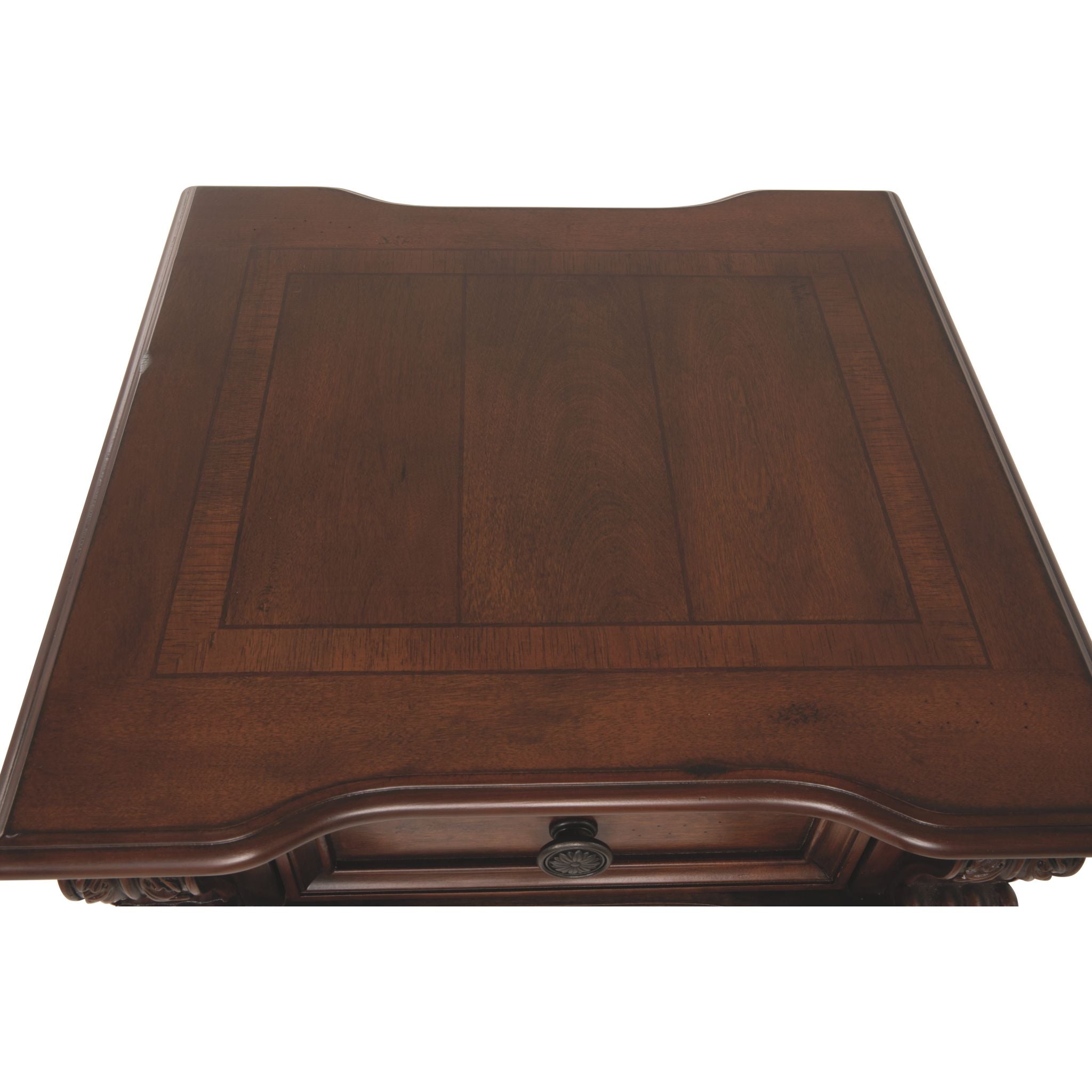 Alymere Rustic Brown End Table - Small Side Table for Living Room, Bedroom, or Office - Perfect for Coffee, Books, and Decor