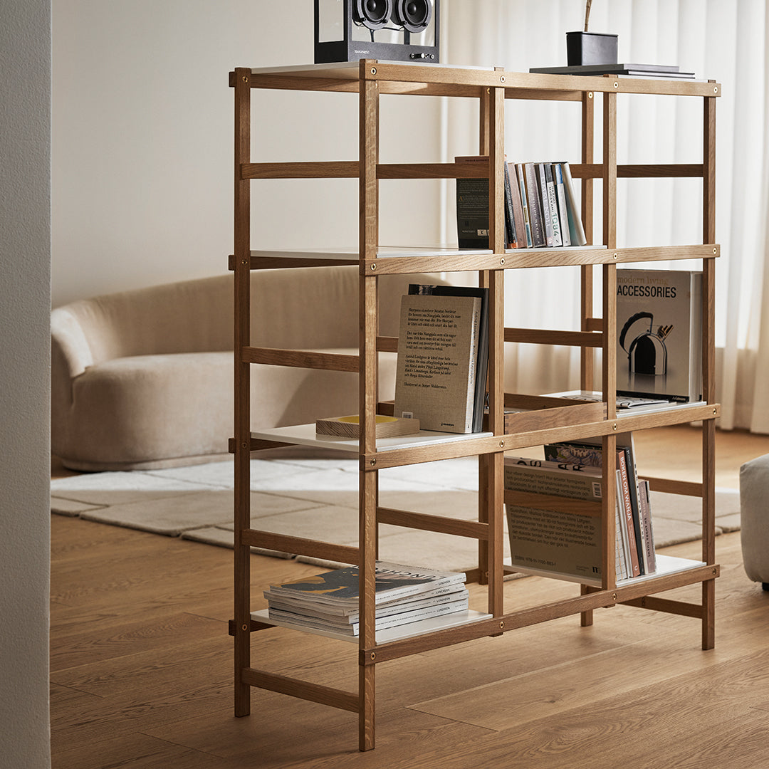 Modern Frame Shelving System - Sturdy & Stylish Storage Solution for Home & Office Organization | Perfect for Living Rooms, Bedrooms, and Workspaces