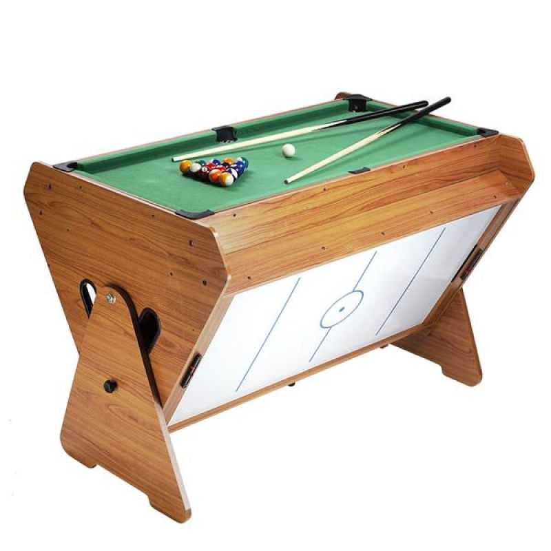 SDG 3-in-1 Game Table Set - Billiards, Foosball & Air Hockey Combo for Home Entertainment & Game Room