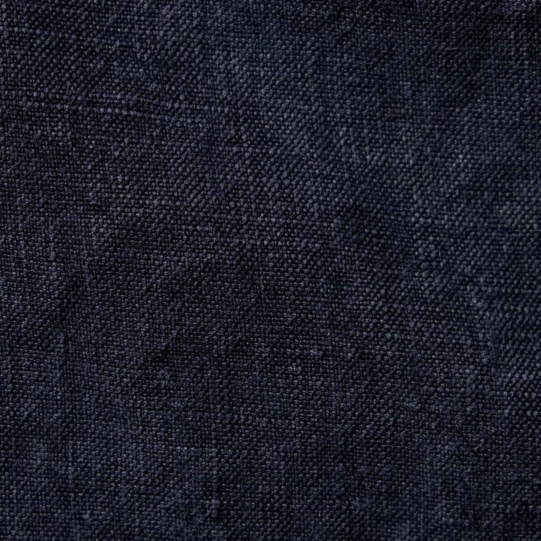 Linen Mixed Media Pants for Women - Classic Navy Blue Wide Leg Trousers | Comfortable & Stylish for Office, Travel & Casual Wear