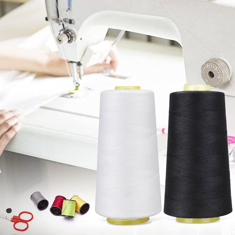 Bettomshin 1Pcs High-Quality Polyester Serger Machine Thread - 8000 Yards Per Spool for Embroidery & Sewing | Compatible with Manual & Machine Sewing (402 Dia, Ginger 455) | Perfect for Quilting, Clothing Repair & Craft Projects