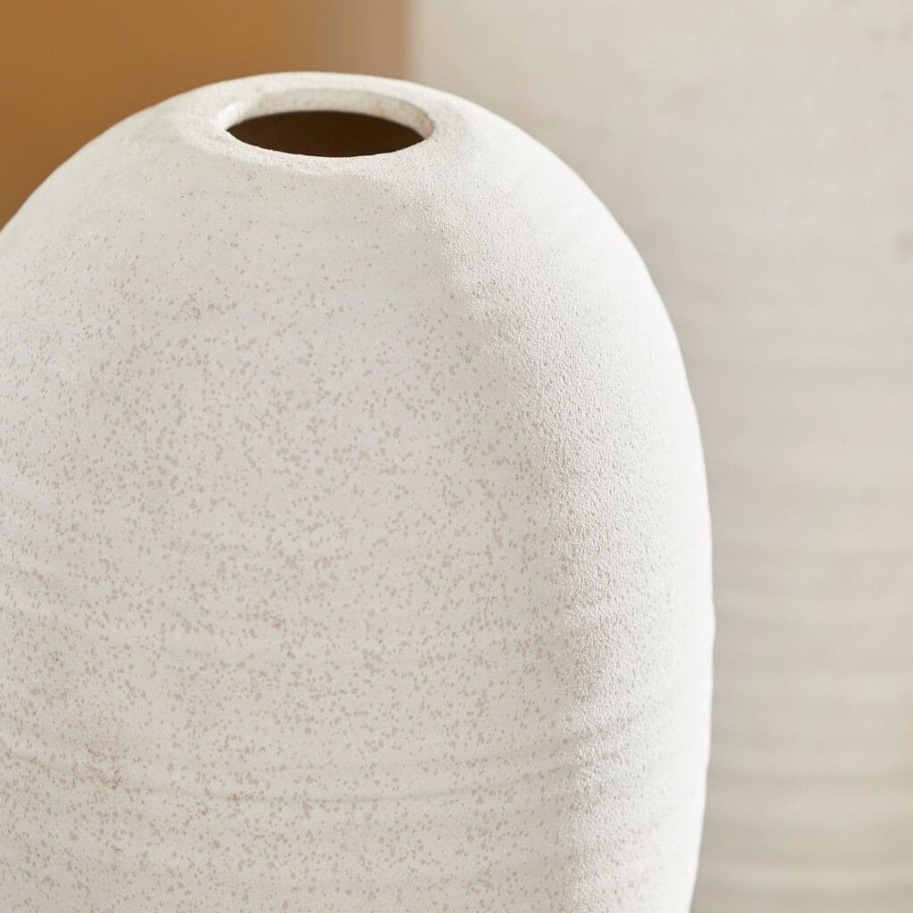 Cyan Design 11201 White Medium Perennial Vase - Elegant Home Decor for Living Room, Dining Table & Wedding Centerpieces