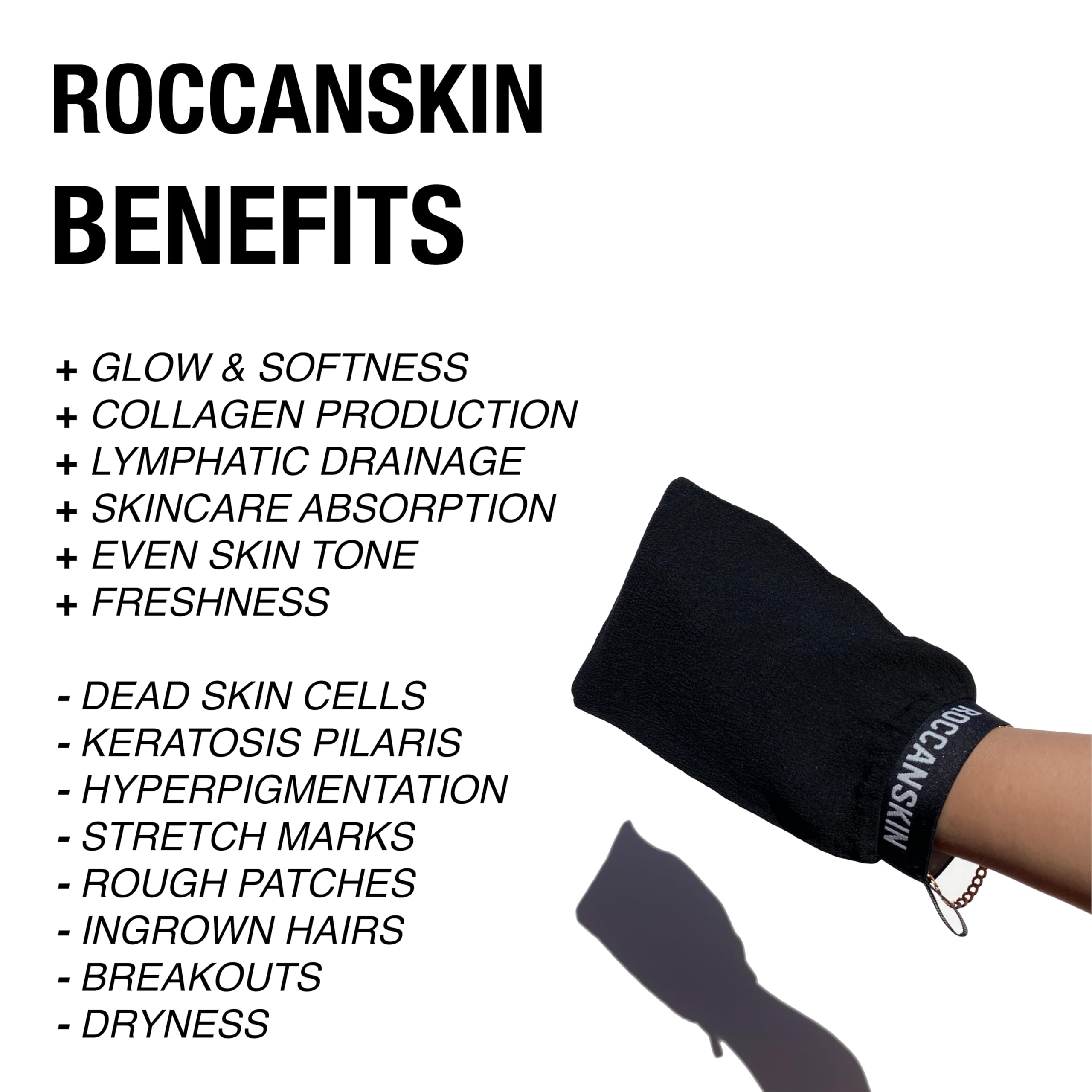 Premium Exfoliating Mitt for Dead Skin Removal - Reusable & Eco-Friendly - Boosts Collagen & Skin Renewal - Erases KP - Perfect for Body Scrubs & Spa Treatments at Home