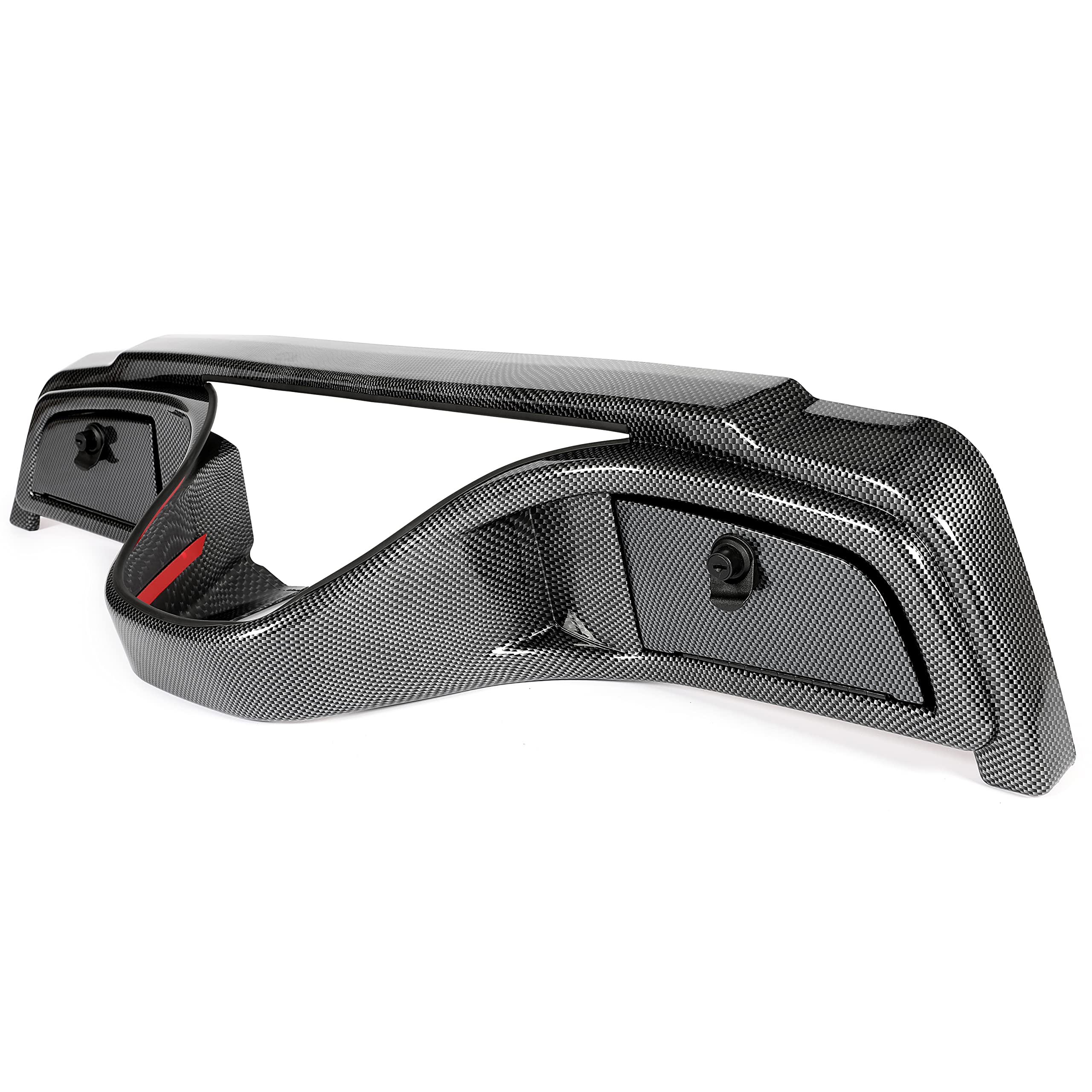 Kojem Carbon Fiber Dash Kit with Locking Doors Compatible with 2007-2016 Yamaha Drive & G29 Gas/Electric Golf Carts - Upgrade Your Dashboard for Style & Protection
