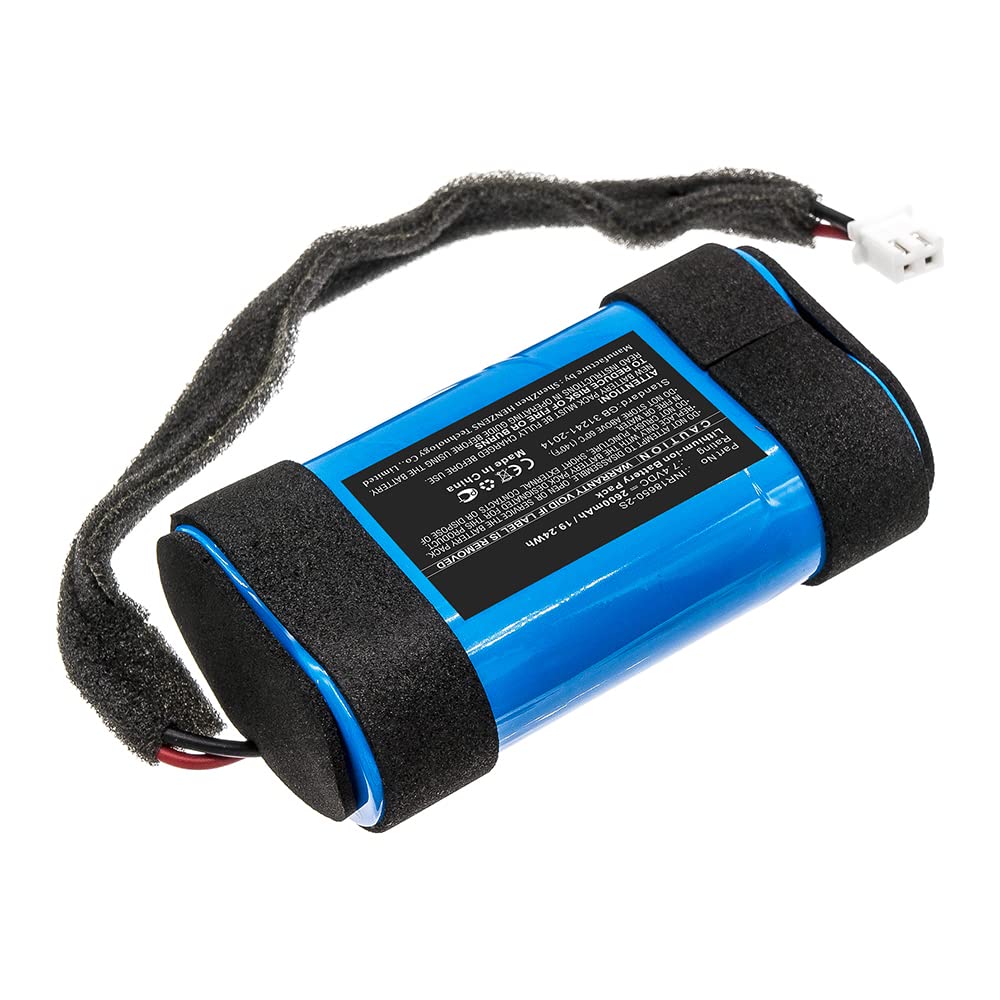 Synergy Digital Speaker Battery - Li-ion 7.4V 2600mAh High Capacity Replacement for Monster Rove 2 Speaker | Perfect for Outdoor Parties, Camping & Travel