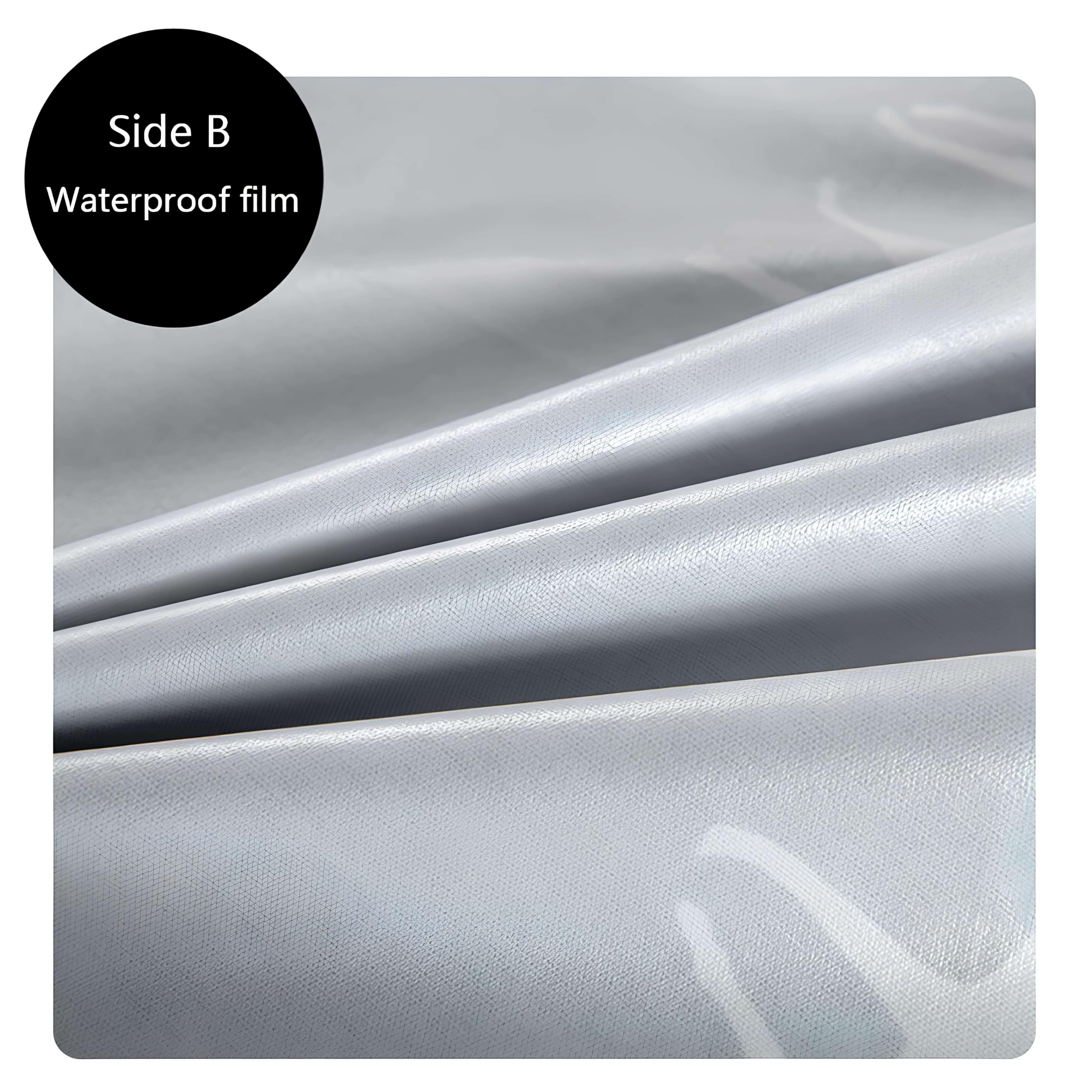 SIELUNO Waterproof Bed Sheet - Full Size Mattress Protector (90x98in) for Home & Travel