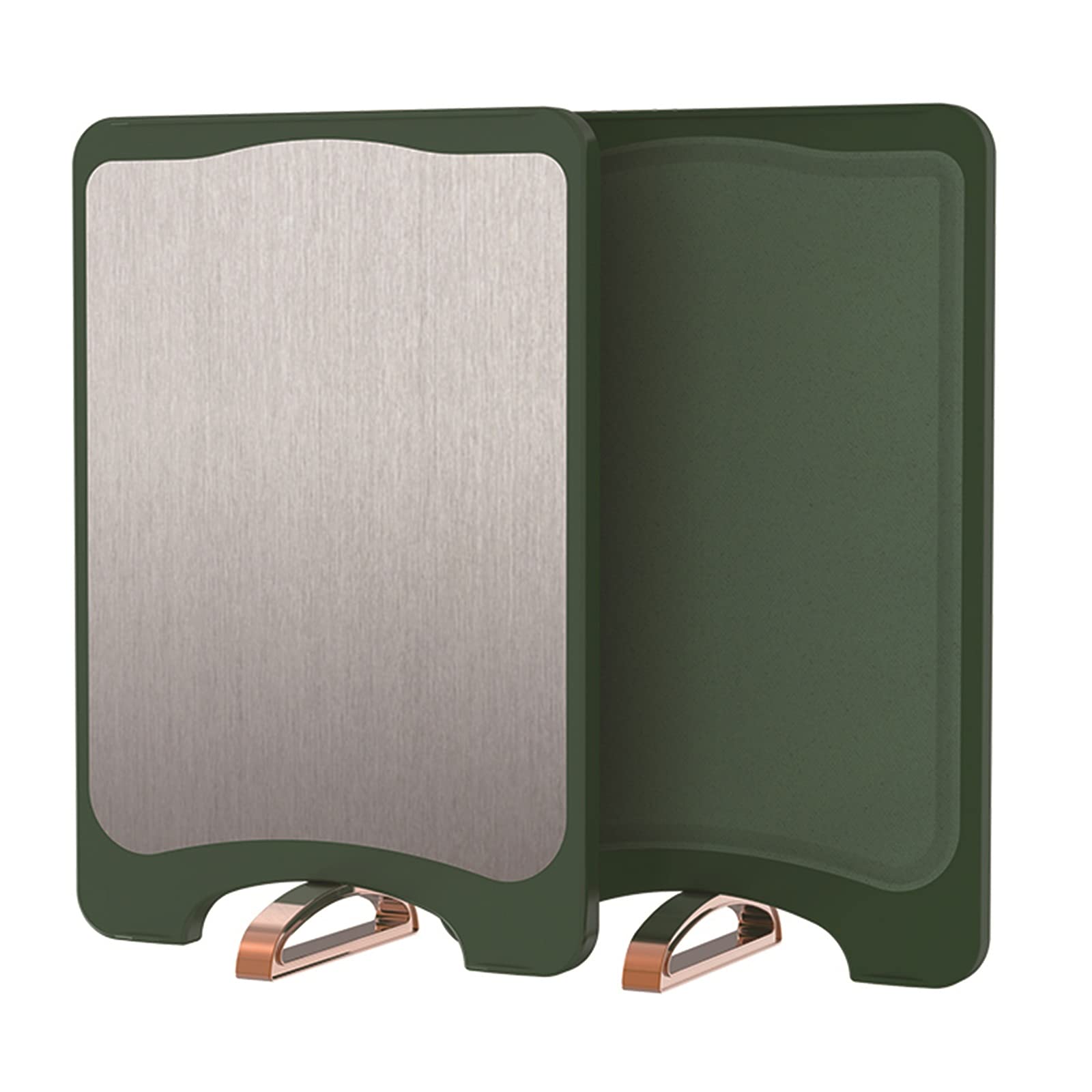 Premium Double-Sided Kitchen Cutting Board - 304 Stainless Steel & BPA-Free Plastic Chopping Board for Meat, Vegetables, Fruits | Non-Slip, Easy to Clean, Large Size | Perfect for Meal Prep, Sushi Making & Home Cooking