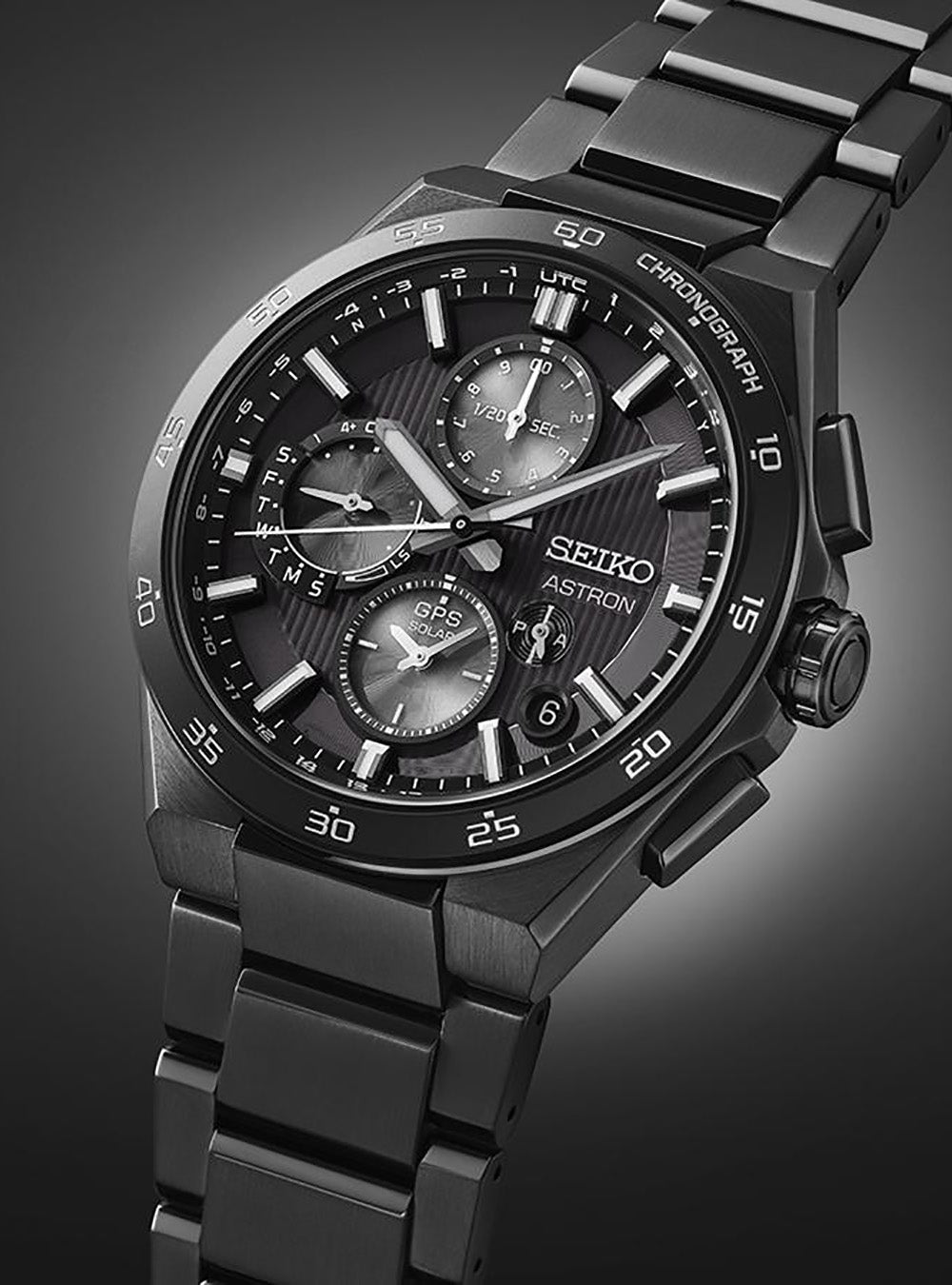 SEIKO ASTRON NEXTER 'DEEP NIGHT' 5X GPS Solar Chronograph Watch for Men - SBXC155 / SSH155 - Japanese Made JDM - Perfect for Business, Travel & Luxury Collectors