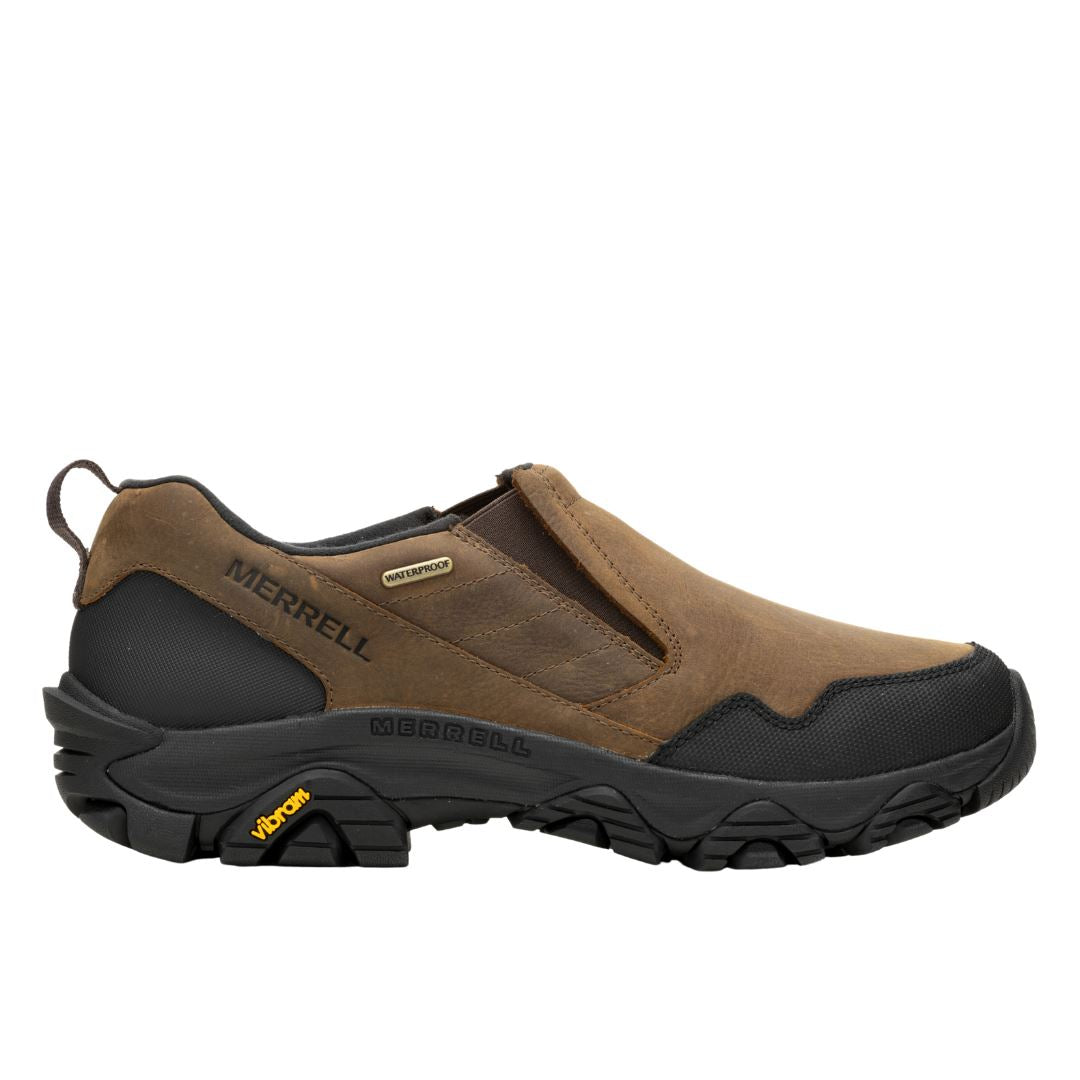 Merrell ColdPack 3 Thermo Moc Waterproof Winter Boots for Men - Medium & Wide Width - Warm Slip-On Shoes for Snow, Ice & Outdoor Activities