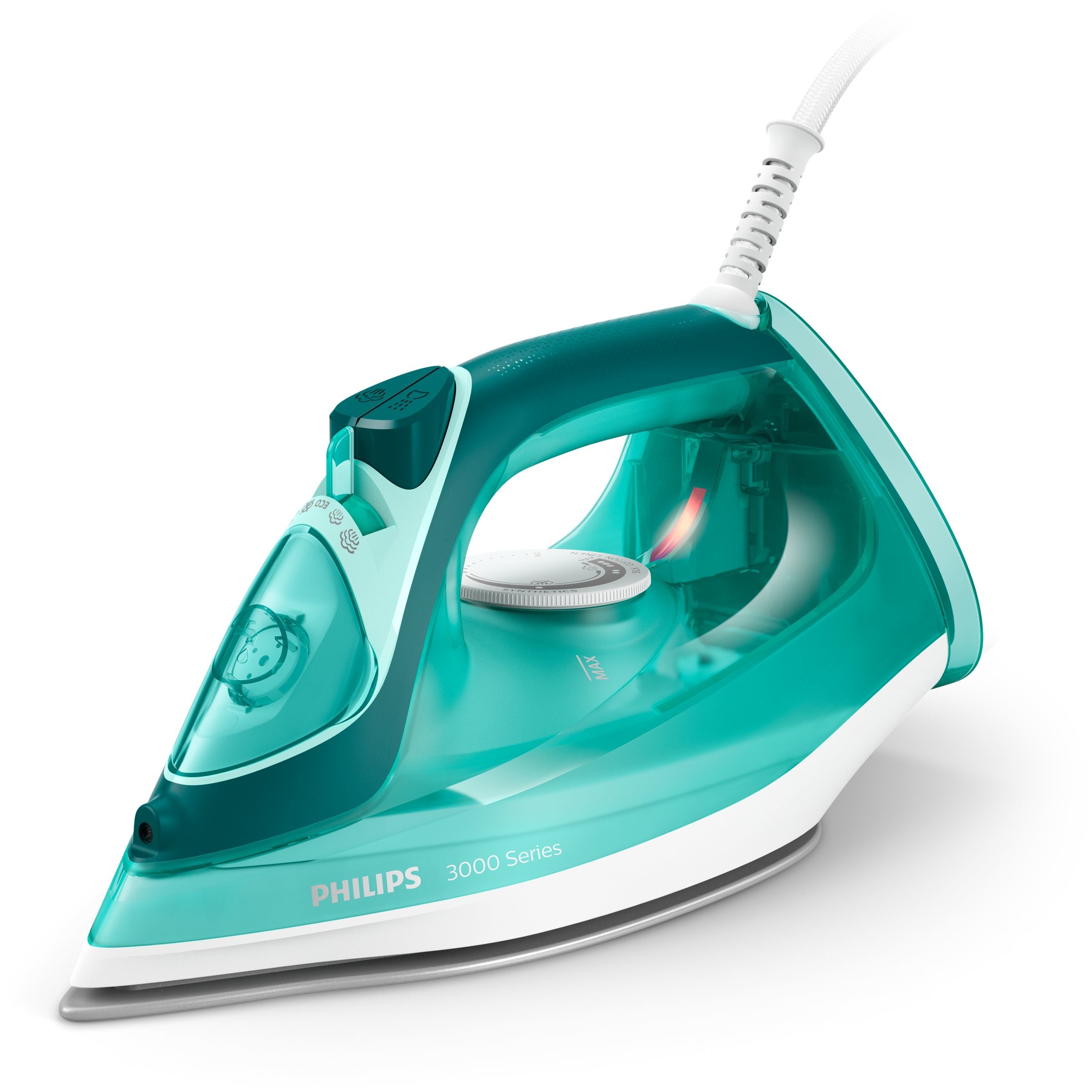 Philips 3000 Series Steam Iron 2400W - Powerful Steam Iron for Wrinkle-Free Clothes | Perfect for Home, Office & Travel Use