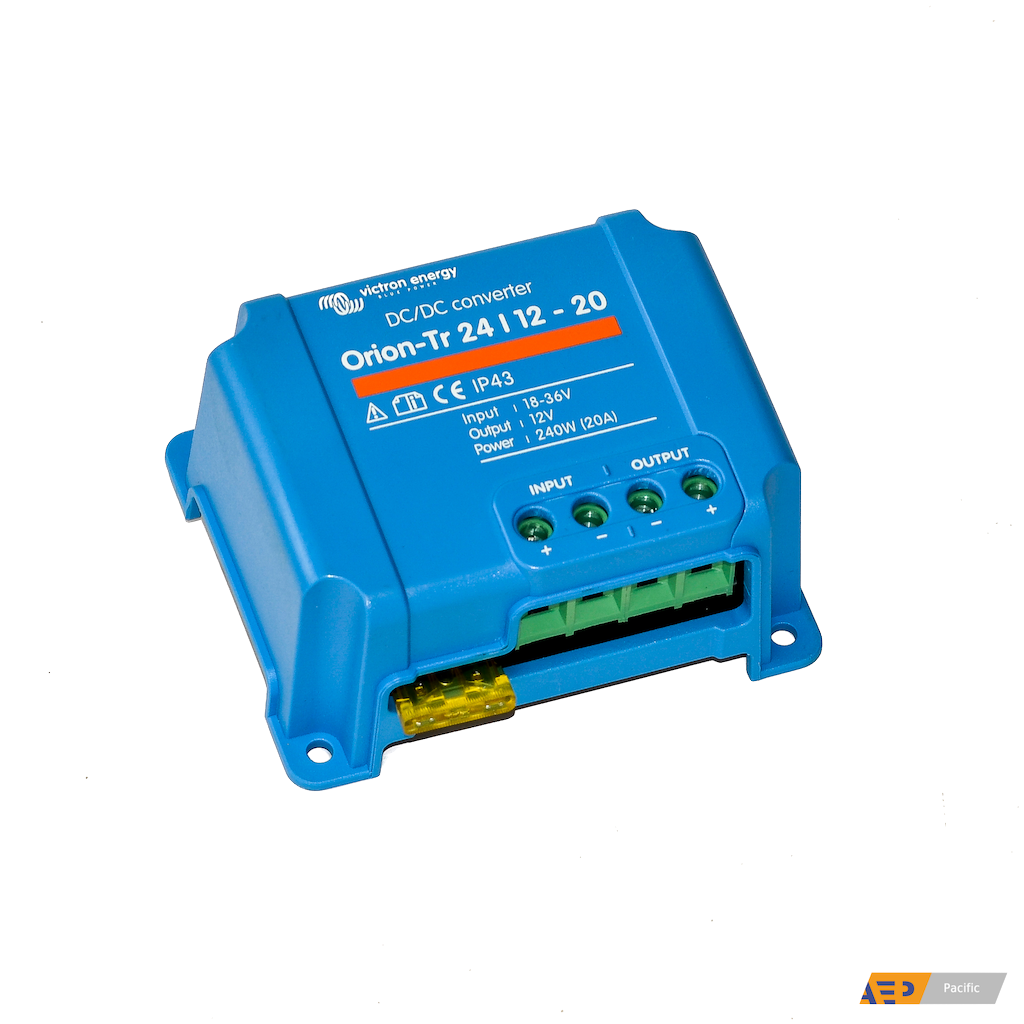 Orion Tr Non-Isolated 24V to 12V 20A 240W DC-DC Converter - Power Supply for RVs, Boats, Solar Systems & Off-Grid Applications
