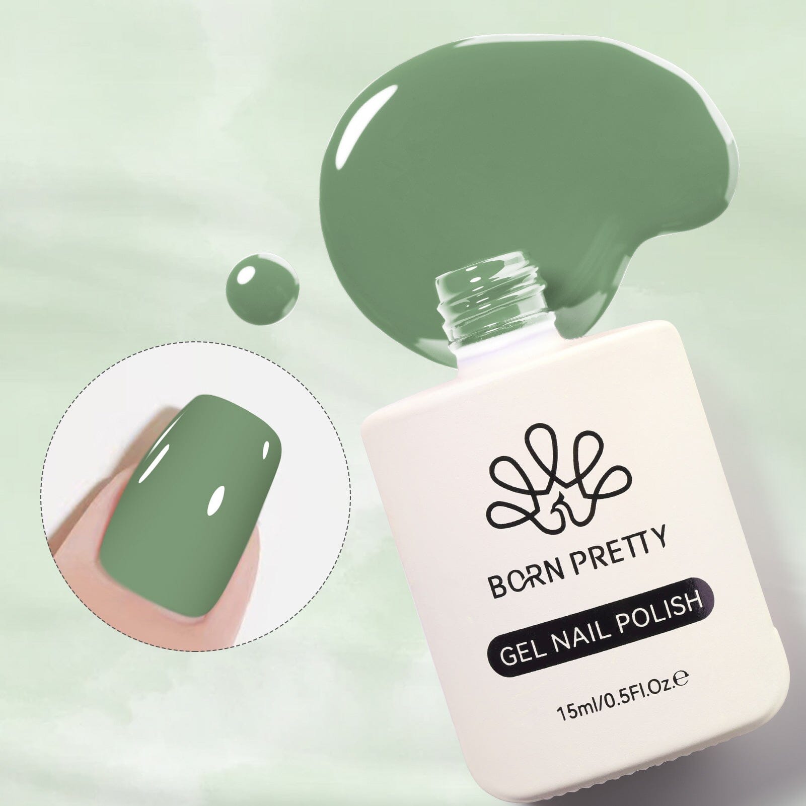 Oliver Green Hema-Free Color Gel Polish #30 - 15ml Long-Lasting Nail Polish for Salon & Home Manicure - Perfect for Nail Art, DIY & Professional Use