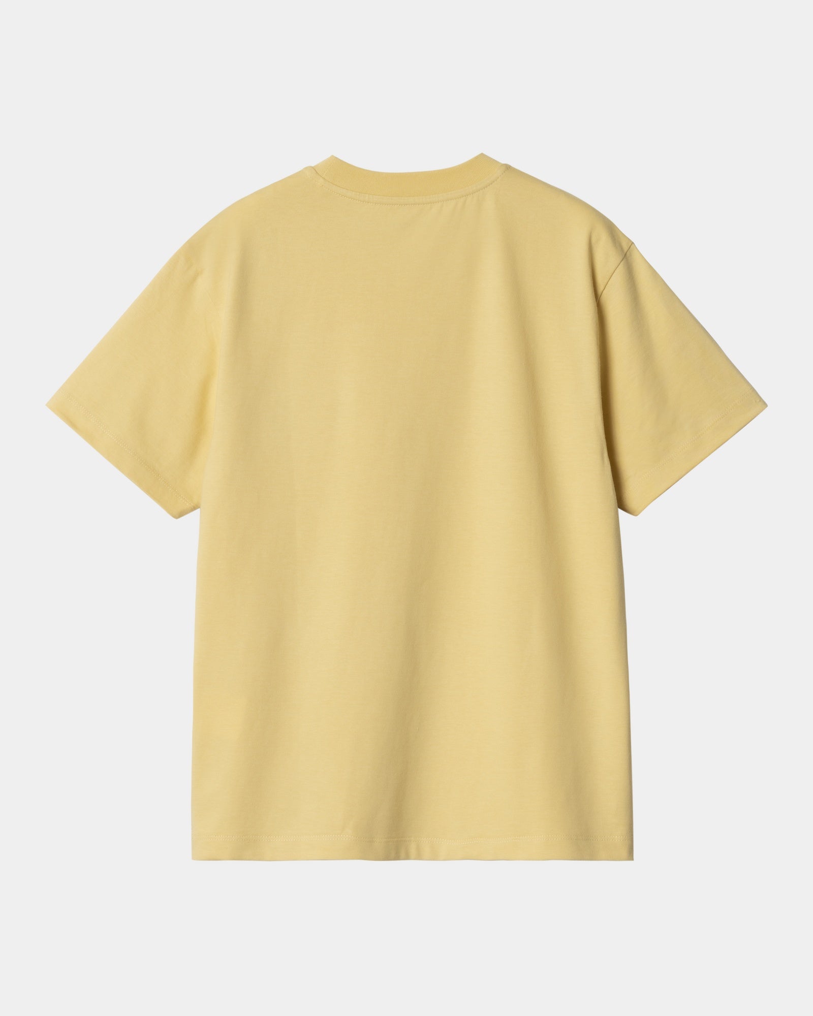 Women's Air Yellow Pocket T-Shirt | Comfortable Casual Tee for Everyday Wear | Perfect for Work, Outings & Relaxation
