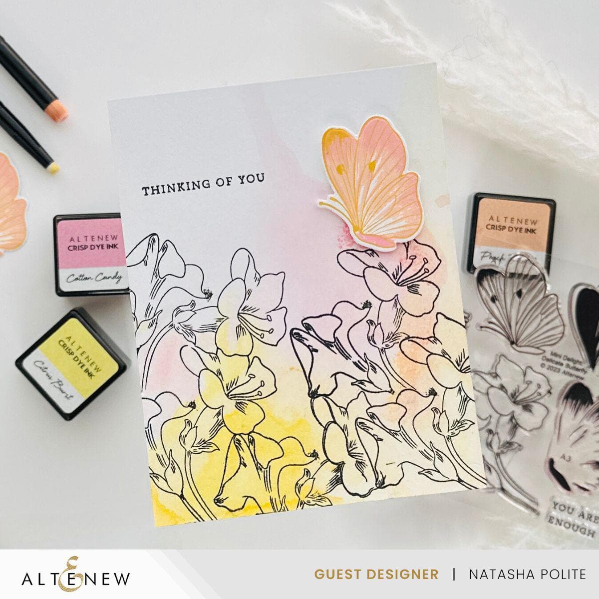 Mini Delight: Delicate Butterfly Stamp & Die Set for Card Making, Scrapbooking & DIY Crafts - Perfect for Handmade Greeting Cards, Wedding Invitations & Paper Crafts