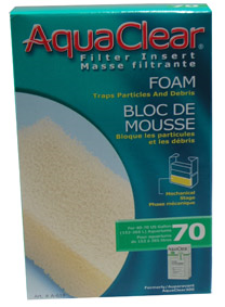 AquaClear 70/300 Foam Filter Insert - High-Performance Aquarium Filter Media for Fish Tanks - Perfect for Freshwater and Saltwater Aquariums