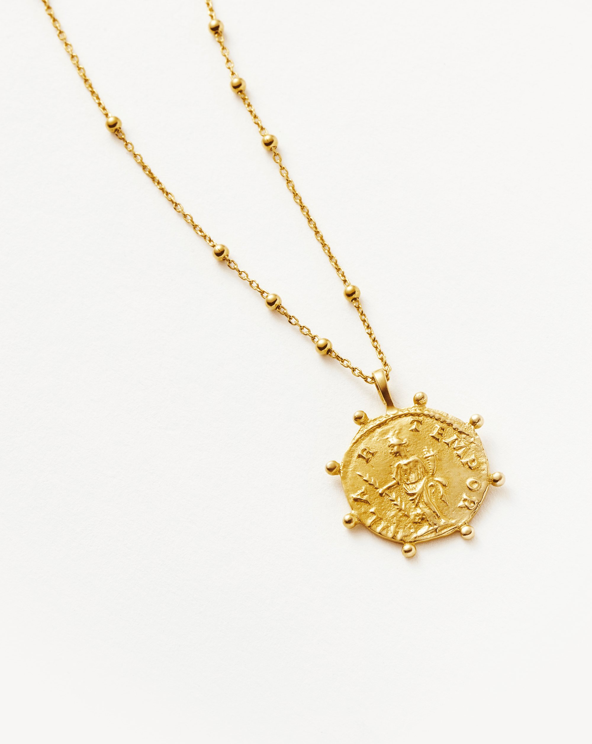 Lucy Williams Beaded Coin Necklace - Elegant Boho Jewelry for Women, Handmade Layered Necklace with Gold Pendant, Perfect for Casual Wear, Date Night & Special Occasions