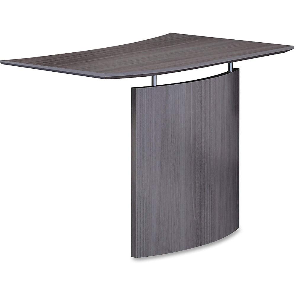 Safco Products MNBDGLLGS Medina Desk - Gray Steel Laminate Workstation for Office & Home Use | Durable Steel Frame & Modern Design | Perfect for Small Spaces & Professional Workspaces