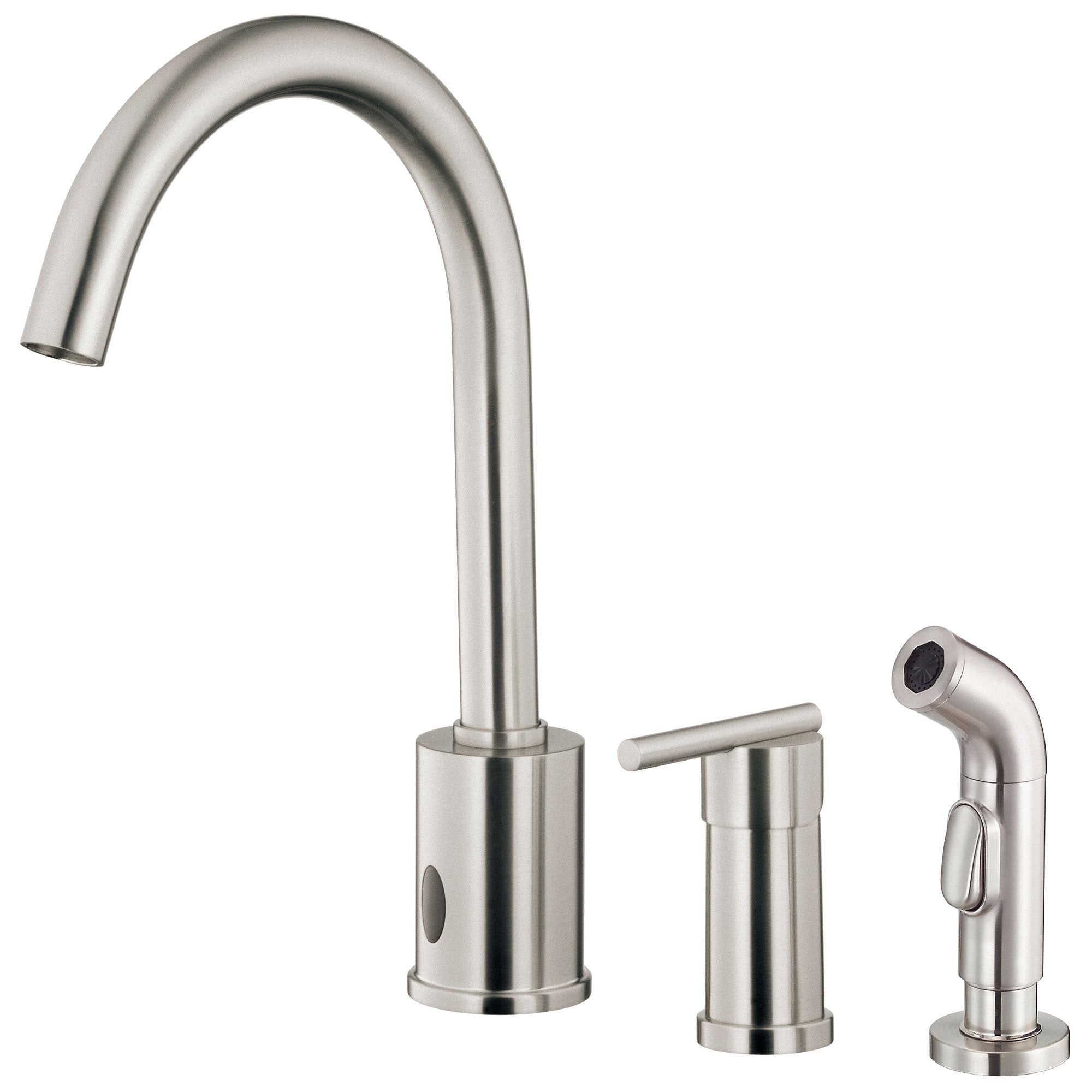 Danze Parma Stainless Steel Touchless Kitchen Faucet with Pull-Down Sprayer - Hands-Free Electronic Sensor for Modern Kitchens, Perfect for Cooking & Cleaning