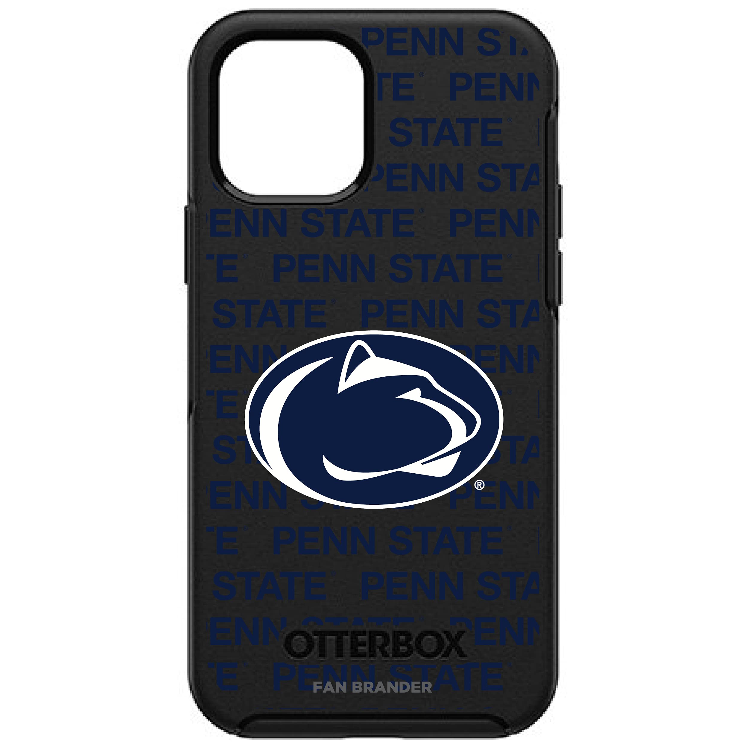 NCAA OtterBox Symmetry iPhone Case - Repeating Wordmark Design for Apple iPhone Fans