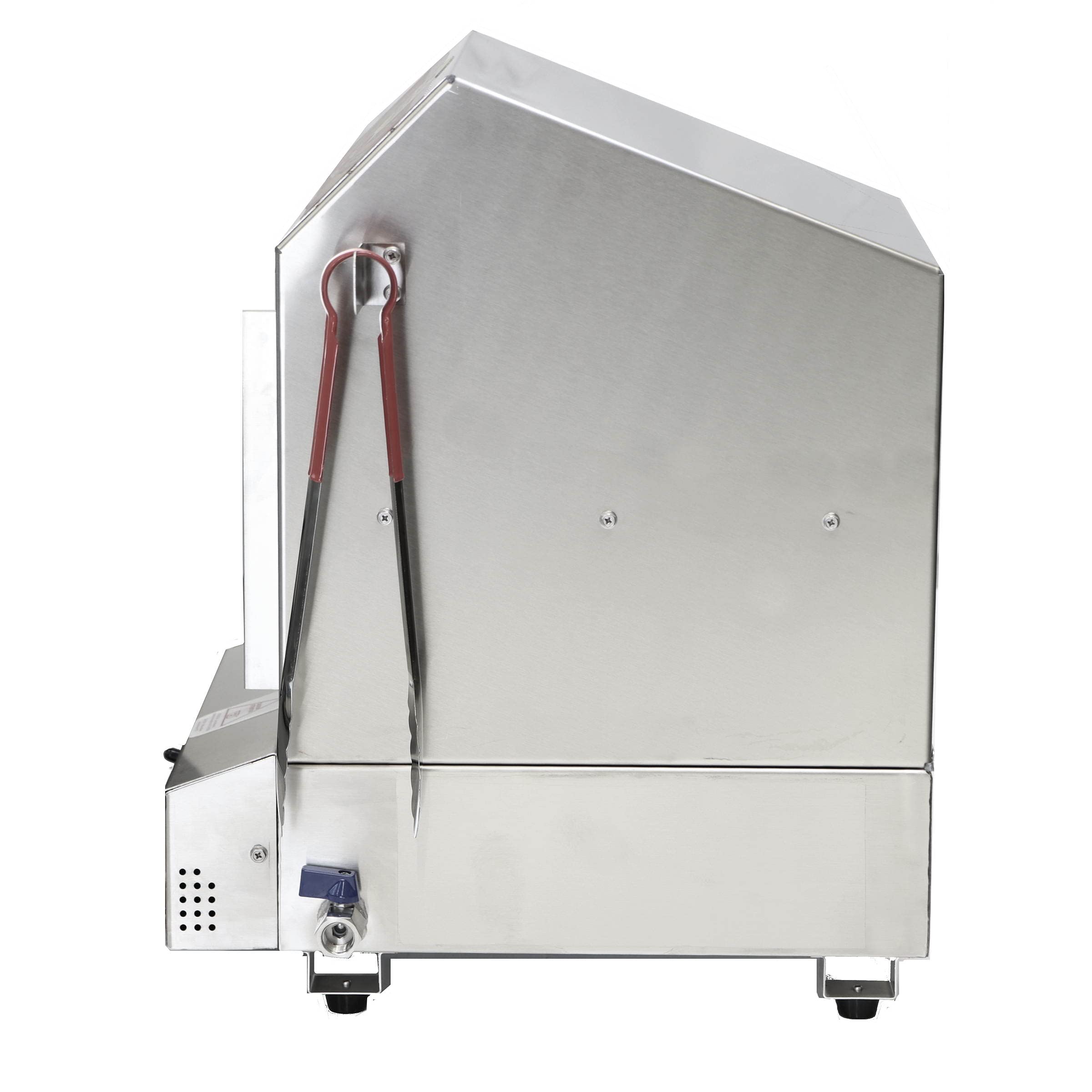 Paragon 8020 Red Hot Dog Steamer - Commercial Grade Hot Dog Warmer for Restaurants, Food Trucks & Concession Stands